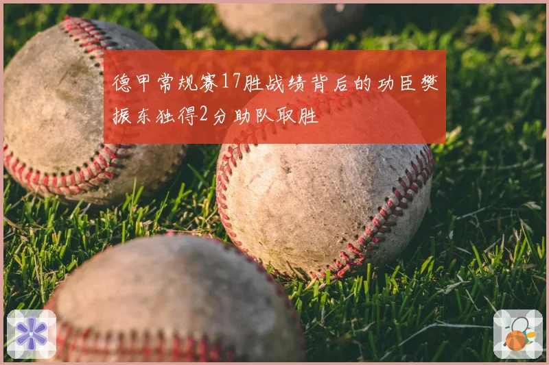 德甲常规赛17胜战绩背后的功臣樊振东独得2分助队取胜